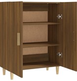 VidaXL Dressoir 70x34x90 cm bewerkt hout bruineikenkleurig