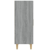 VidaXL Dressoir 70x34x90 cm bewerkt hout grijs sonoma eikenkleurig