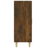 VidaXL Dressoir 70x34x90 cm bewerkt hout gerookt eikenkleurig