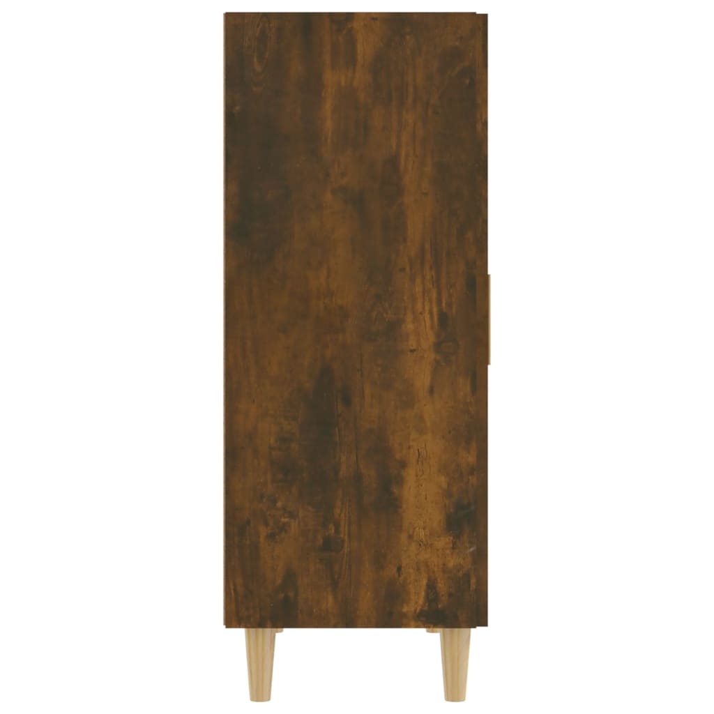 VidaXL Dressoir 70x34x90 cm bewerkt hout gerookt eikenkleurig