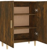 VidaXL Dressoir 70x34x90 cm bewerkt hout gerookt eikenkleurig