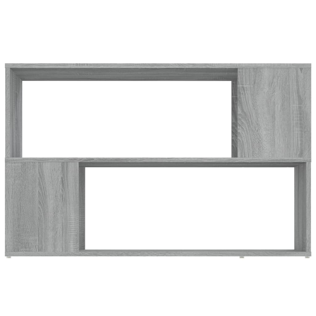 vidaXL Boekenkast 100x24x63 cm bewerkt hout grijs sonoma eikenkleurig