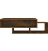 VidaXL Salontafel 105x55x32 cm bewerkt hout gerookt eikenkleurig