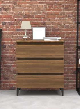 VidaXL Dressoir 60x35x69 cm bewerkt hout bruineikenkleurig