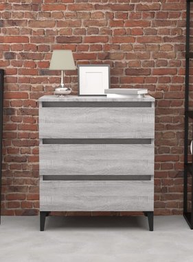 VidaXL Dressoir 60x35x69 cm bewerkt hout grijs sonoma eikenkleurig