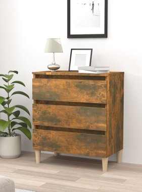 VidaXL Dressoir 60x35x69 cm bewerkt hout gerookt eikenkleurig