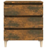 VidaXL Dressoir 60x35x69 cm bewerkt hout gerookt eikenkleurig