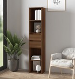 vidaXL Boekenkast 36x30x171 cm bewerkt hout bruineikenkleurig