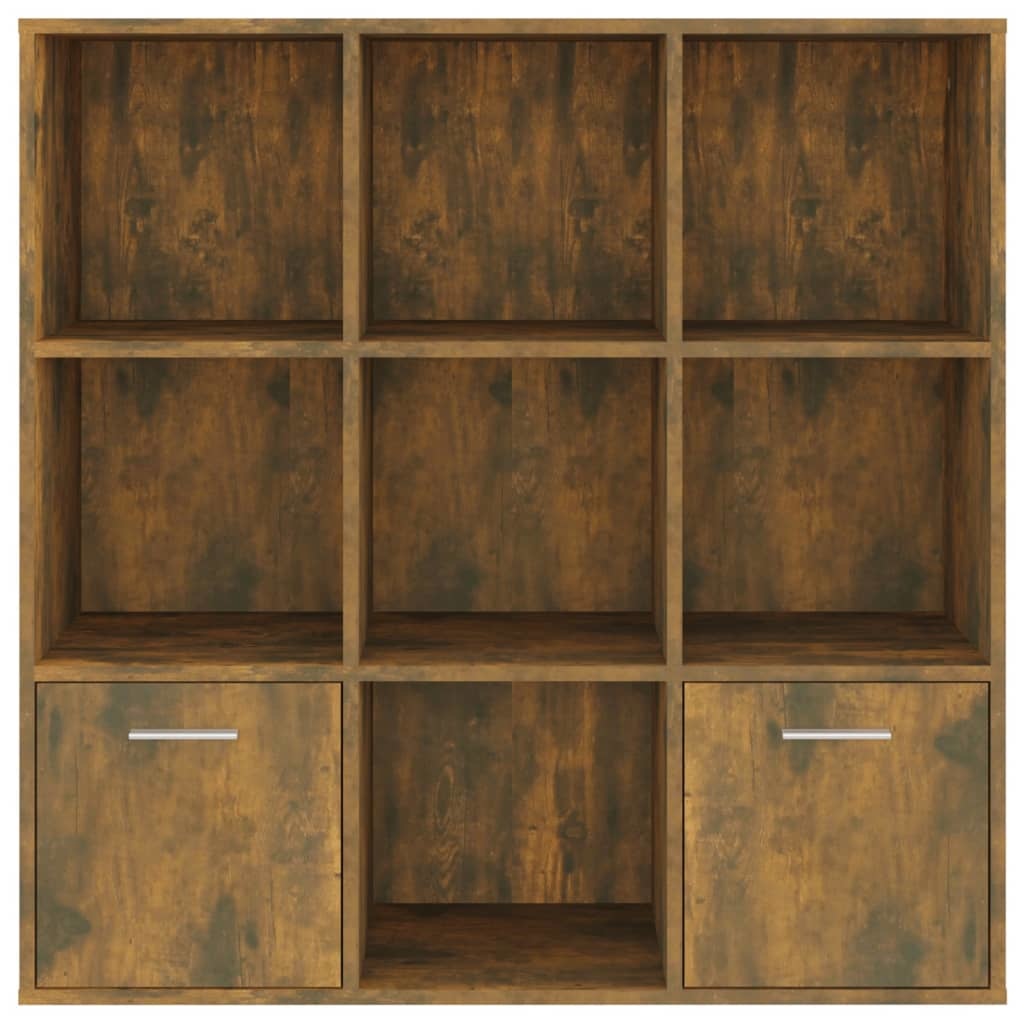 vidaXL Boekenkast 98x30x98 cm gerookt eikenkleurig