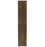 vidaXL Schoenenkast 54x34x183 cm bewerkt hout bruineikenkleurig