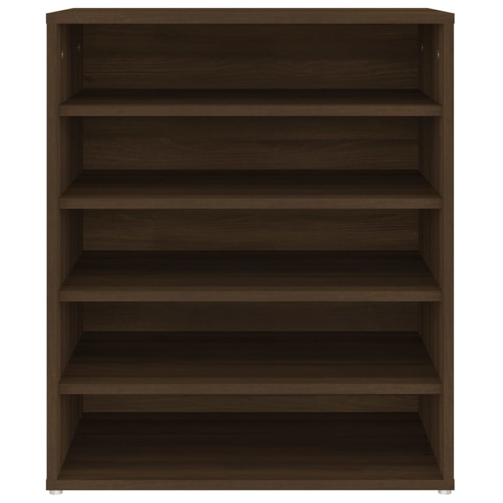VidaXL Schoenenkast 60x35x70 cm bewerkt hout bruineikenkleurig