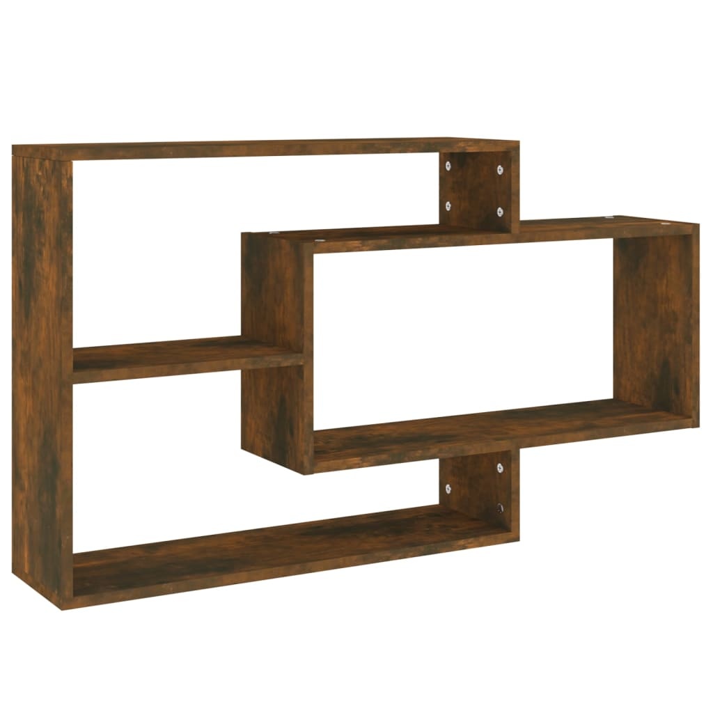 VidaXL Wandschap 104x20x58,5 cm bewerkt hout gerookt eikenkleurig