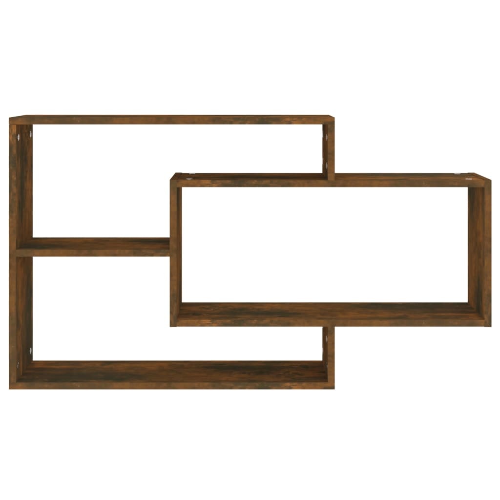 VidaXL Wandschap 104x20x58,5 cm bewerkt hout gerookt eikenkleurig
