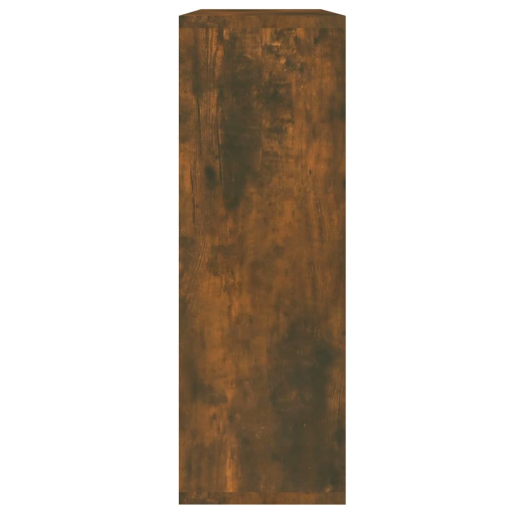 VidaXL Wandschap 104x20x58,5 cm bewerkt hout gerookt eikenkleurig