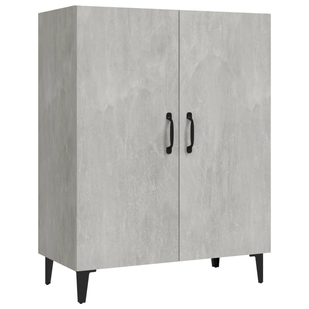 VidaXL Dressoir 70x34x90 cm bewerkt hout betongrijs