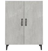 VidaXL Dressoir 70x34x90 cm bewerkt hout betongrijs