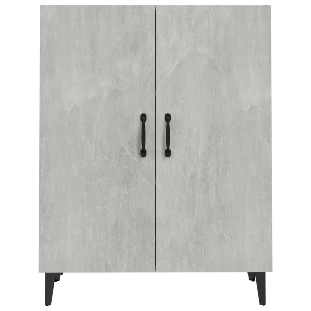 VidaXL Dressoir 70x34x90 cm bewerkt hout betongrijs