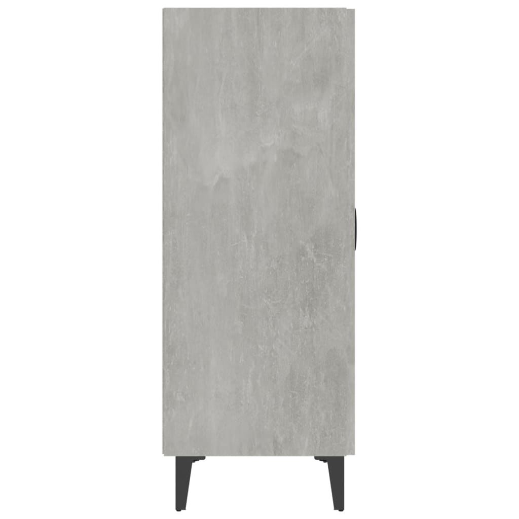 VidaXL Dressoir 70x34x90 cm bewerkt hout betongrijs