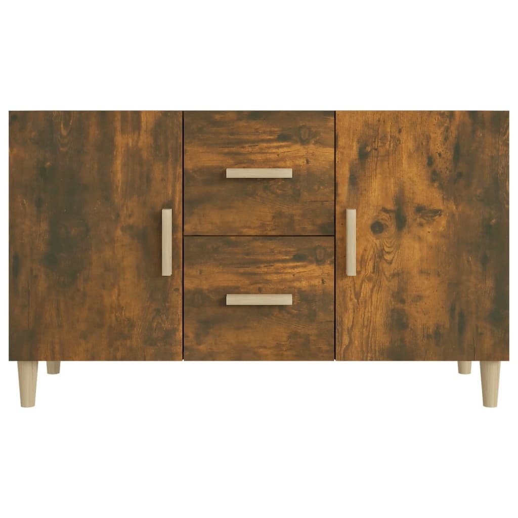 VidaXL Dressoir 100x36x60 cm bewerkt hout gerookt eikenkleurig