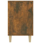 VidaXL Dressoir 100x36x60 cm bewerkt hout gerookt eikenkleurig