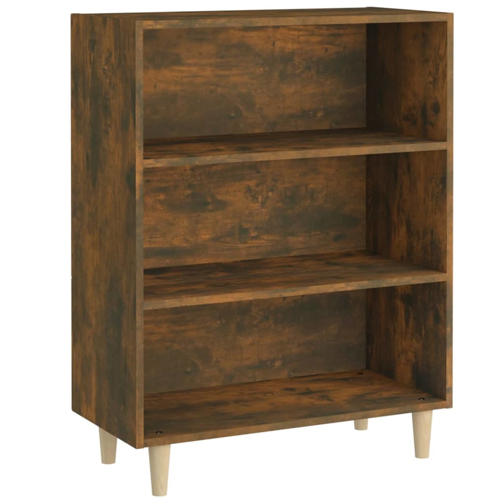 VidaXL Dressoir 69,5x32,5x90 cm bewerkt hout gerookt eikenkleurig