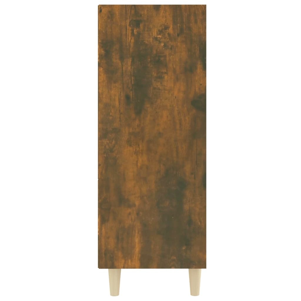 VidaXL Dressoir 69,5x32,5x90 cm bewerkt hout gerookt eikenkleurig