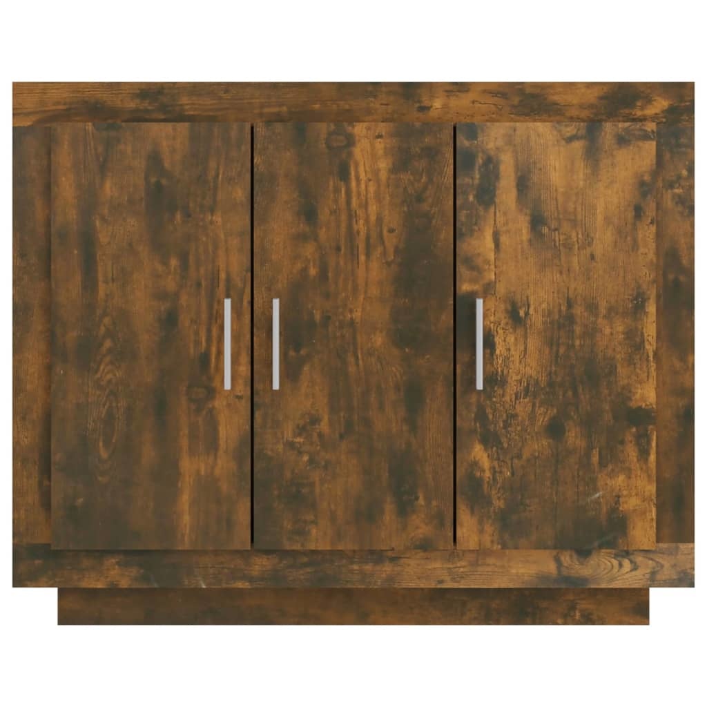 VidaXL Dressoir 92x35x75 cm bewerkt hout gerookt eikenkleurig