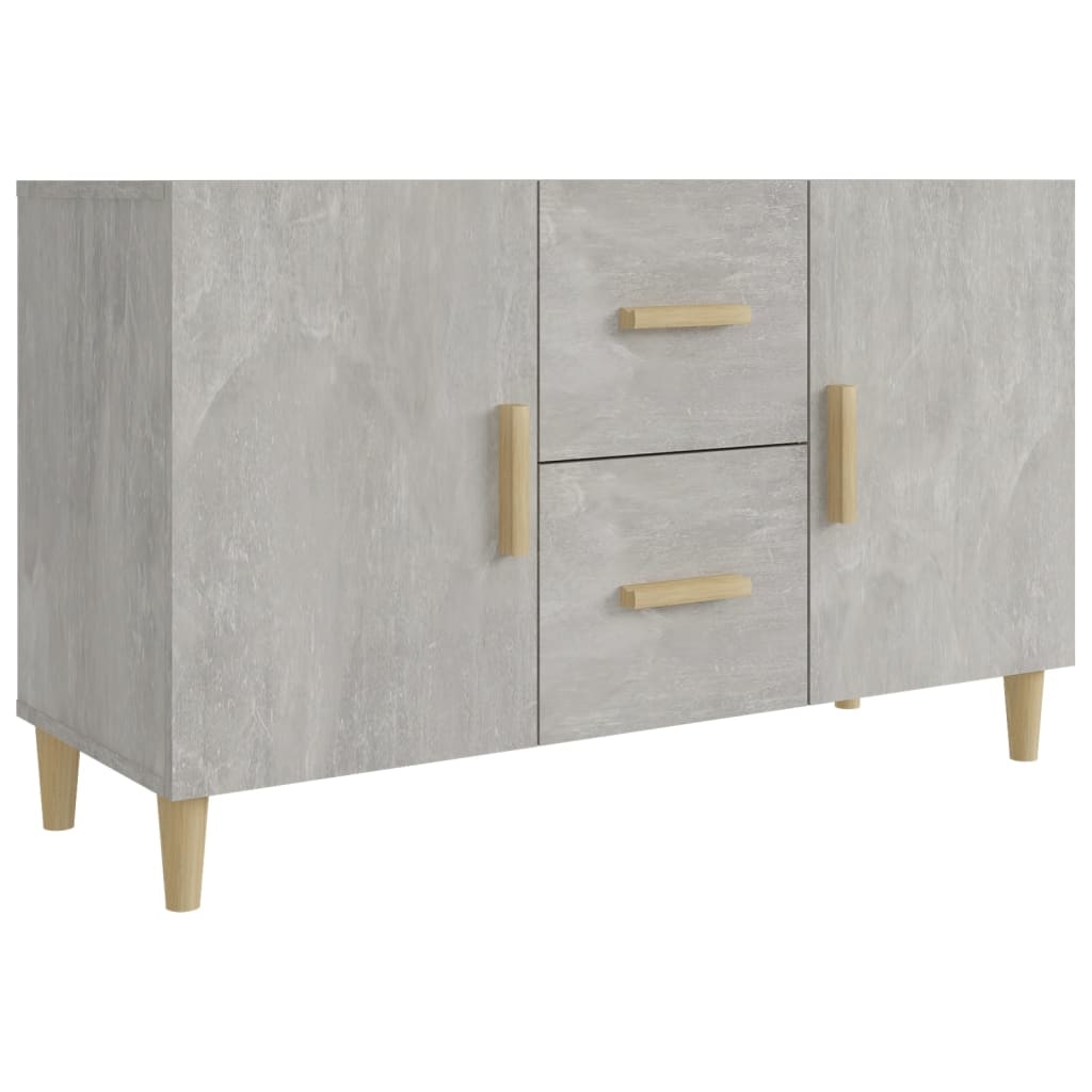 VidaXL Dressoir 100x36x60 cm bewerkt hout betongrijs