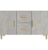 VidaXL Dressoir 100x36x60 cm bewerkt hout betongrijs