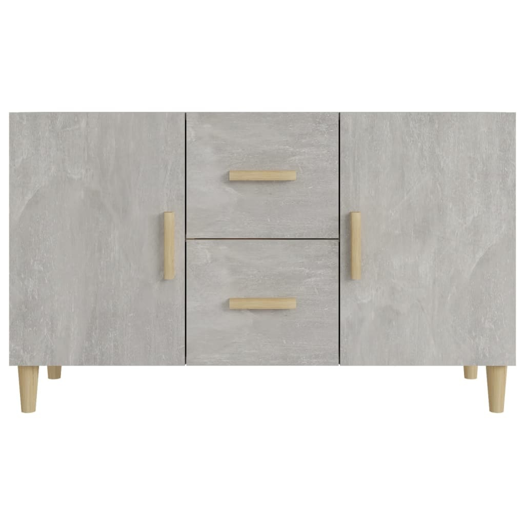VidaXL Dressoir 100x36x60 cm bewerkt hout betongrijs
