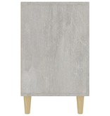 VidaXL Dressoir 100x36x60 cm bewerkt hout betongrijs