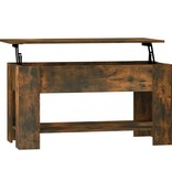 VidaXL Salontafel 101x49x52 cm bewerkt hout gerookt eikenkleurig