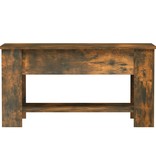 VidaXL Salontafel 101x49x52 cm bewerkt hout gerookt eikenkleurig
