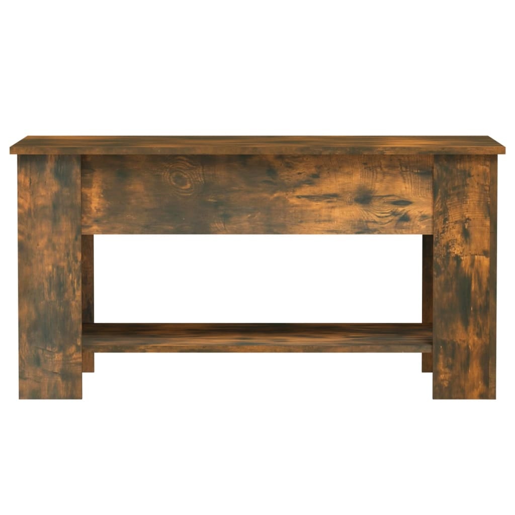 VidaXL Salontafel 101x49x52 cm bewerkt hout gerookt eikenkleurig
