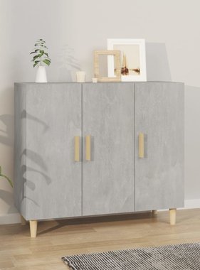 VidaXL Dressoir 90x34x80 cm bewerkt hout betongrijs
