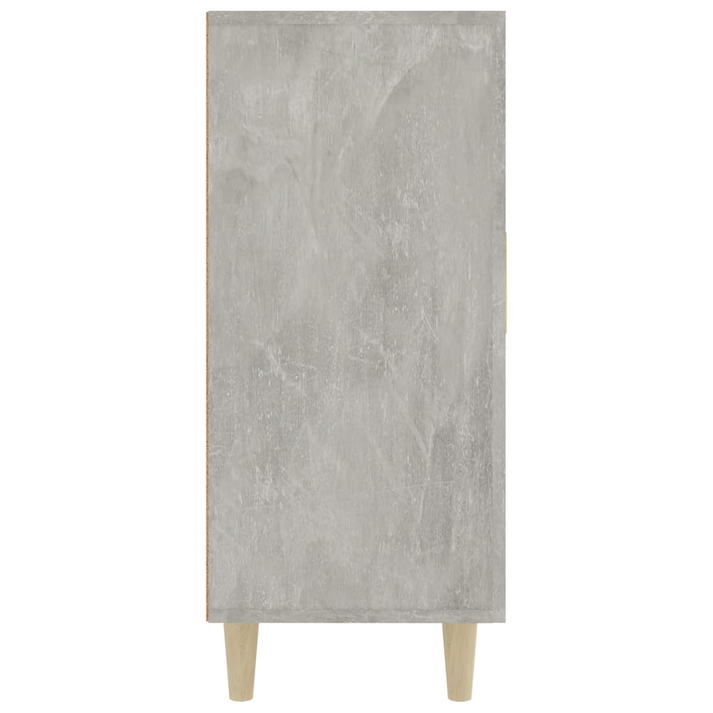 VidaXL Dressoir 90x34x80 cm bewerkt hout betongrijs
