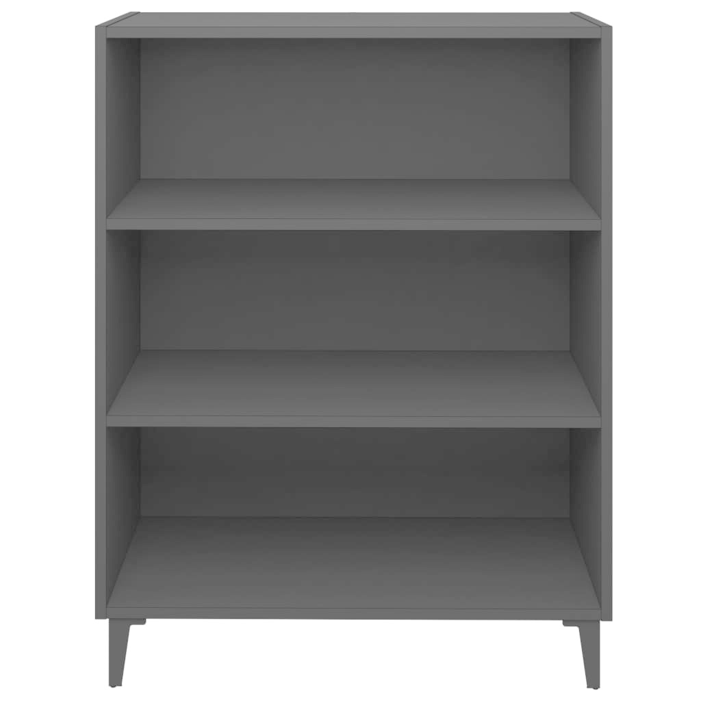 VidaXL Dressoir 69,5x32,5x90 cm bewerkt hout zwart