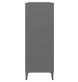 VidaXL Dressoir 69,5x32,5x90 cm bewerkt hout zwart