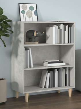 VidaXL Dressoir 69,5x32,5x90 cm bewerkt hout betongrijs