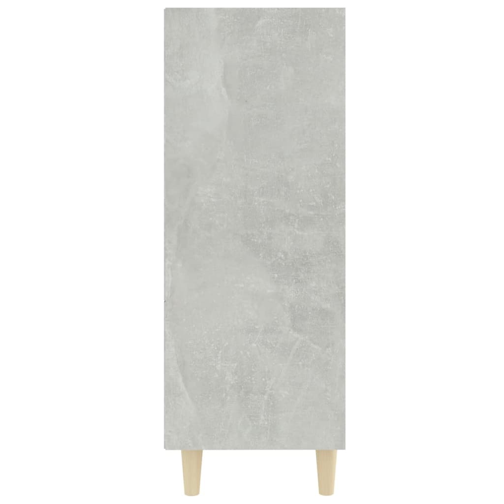 VidaXL Dressoir 69,5x32,5x90 cm bewerkt hout betongrijs