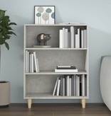 VidaXL Dressoir 69,5x32,5x90 cm bewerkt hout betongrijs