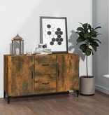 VidaXL Dressoir 100x36x60 cm bewerkt hout gerookt eikenkleurig