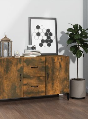 VidaXL Dressoir 100x36x60 cm bewerkt hout gerookt eikenkleurig