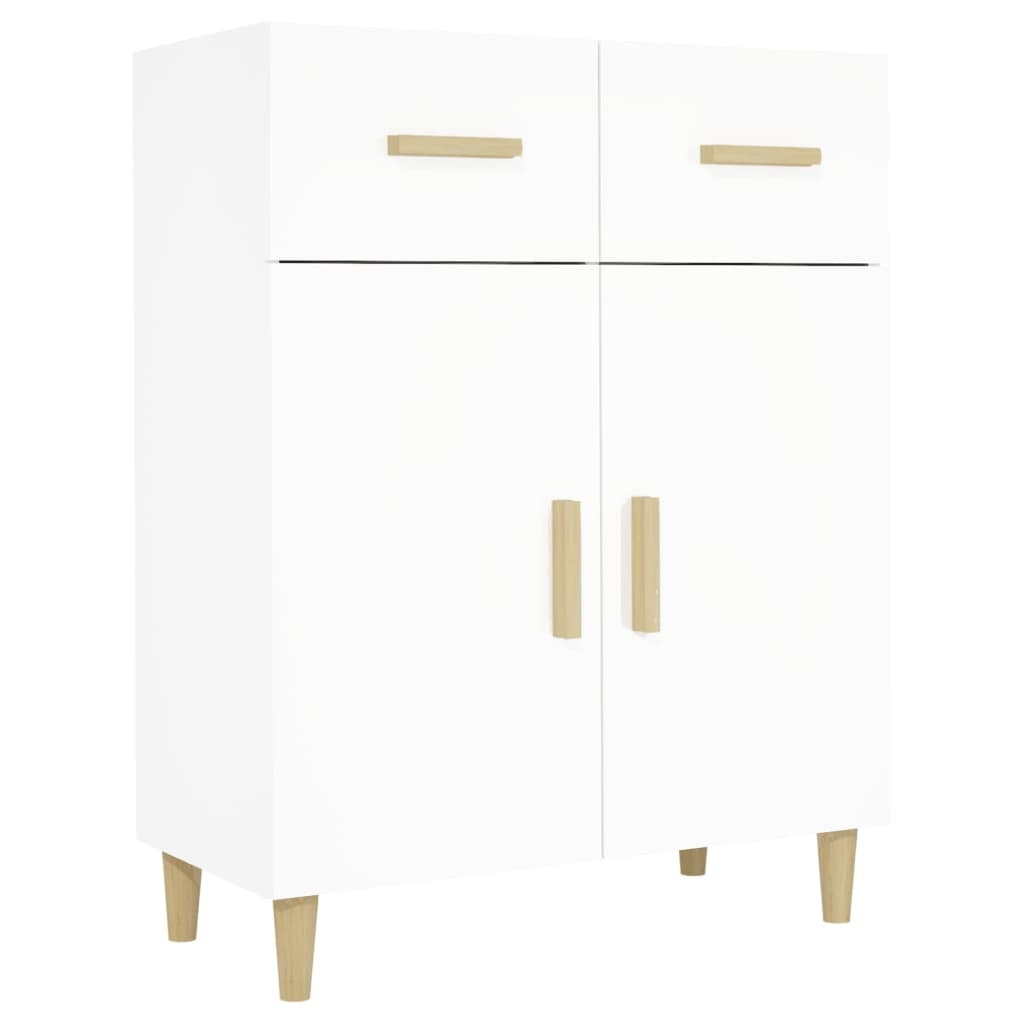 VidaXL Dressoir 69,5x34x89 cm bewerkt hout wit