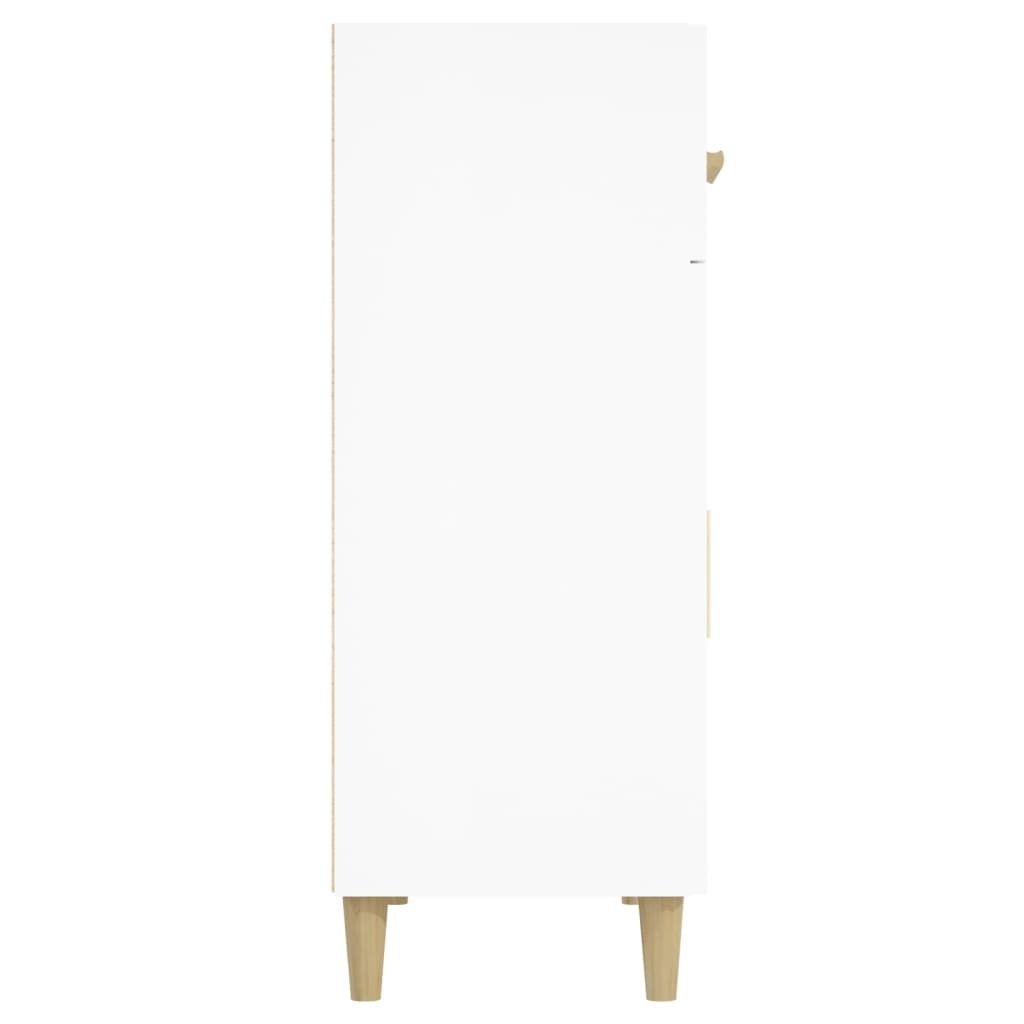 VidaXL Dressoir 69,5x34x89 cm bewerkt hout wit