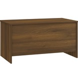 VidaXL Salontafel 102x55,5x52,5 cm bewerkt hout bruineikenkleurig