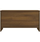 VidaXL Salontafel 102x55,5x52,5 cm bewerkt hout bruineikenkleurig