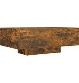 VidaXL Salontafel 85x55x31 cm bewerkt hout gerookt eikenkleurig