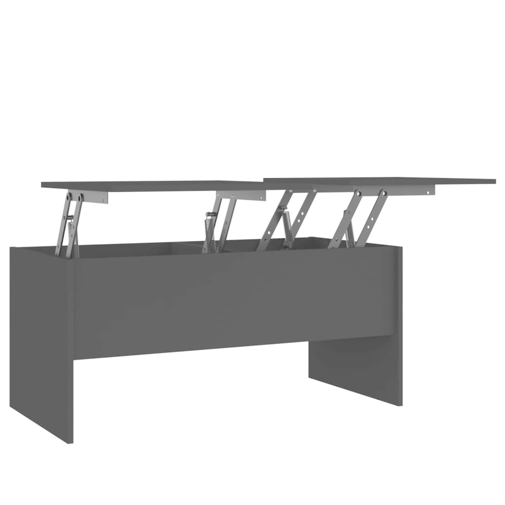 VidaXL Salontafel 102x50,5x46,5 cm bewerkt hout zwart
