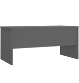 VidaXL Salontafel 102x50,5x46,5 cm bewerkt hout zwart